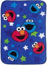 Cobertor de criança da Vila Sésamo - Elmo & Cookie Monster