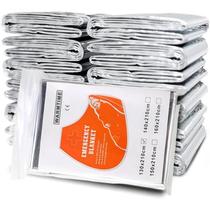 Cobertor De Emergência Mylar 4pcs Cobertor Térmico De Folha Espacial Aquecedor Corporal Para NASA