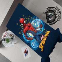 Cobertor De Flanela 1 Peça Portallra Disney Marvel Spider 4Ever Solteiro - Portallar