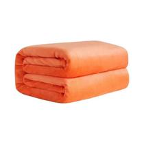 Cobertor De Flanela Coral De Cor Sólida 230gsm Macio E Quente Cobertor De Mink Fino Para Cama