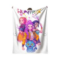 Cobertor De Flanela K-Pop Demon Hunters Para Casa, Lazer, Camping, Viagem, Presente Multifuncional