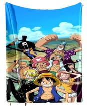 Cobertor de flanela macia de uma peça Luffy Pattern 300g
