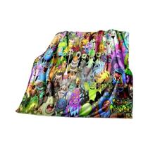 Cobertor De Flanela Macio E Peludo Do Jogo My Singing Monsters Para Sala De Estar, Quarto, Cama,
