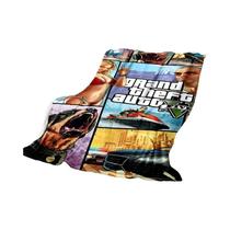 Cobertor De Flanela Macio Grand Theft Auto Gamer Para Camas Sofás Piqueniques Lazer Ao Ar Livre