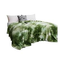 Cobertor De Flanela Tie Dye, Grosso E Quente Para Camas E Sofás, Tamanhos Solteiro, Queen E King