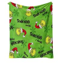 Cobertor de flanela XYMSAF 2024 Desenho animado de Natal engraçado 150x125cm