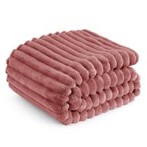Cobertor de Fleece Bedsure Brick Dust para Sofá - 130x150cm Cobertor de Fleece Bedsure Brick Dust para Sofá - 130x150cm