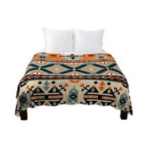 Cobertor De Fleece Com Padrão Boho Navajo Super Macio E Leve Para Sofá, Cama, Couch, Tamanhos Queen