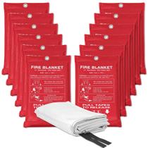 Cobertor de incêndio Safewayfire Emergency Fire, pacote com 12