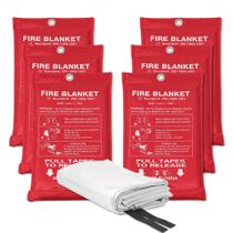 Cobertor de incêndio Safewayfire Emergency Fire, pacote com 6