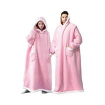 Cobertor De Inverno Grande 150/180cm Em Fleece Grosso Com Capuz E Bolsos, Imitação De Cashmere, Cobertor De Inverno Grande 150/180cm Em Fleece Grosso Com Capuz E Bolsos, Imitação De Cashmere,