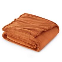 Cobertor de lã Bedsure Burnt Orange Mango 300GSM Cobertor de lã Bedsure Burnt Orange Mango 300GSM