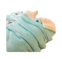 Cobertor De Lã Dupla Face Tamanho Queen, Quente Para Inverno, Capa De Edredom Para Camping