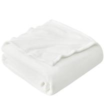 Cobertor de lã Hansleep Super Soft Flanela Branca 130x150cm Cobertor de lã Hansleep Super Soft Flanela Branca 130x150cm