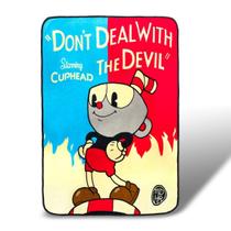 Cobertor de lã JUST FUNKY Cuphead Don't Deal with The Devil