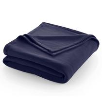 Cobertor de lã Martex Full/Queen Size azul marinho