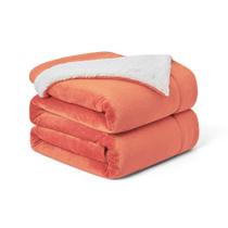 Cobertor de lã Sherpa Walensee Queen Size 230x230cm Coral Cobertor de lã Sherpa Walensee Queen Size 230x230cm Coral