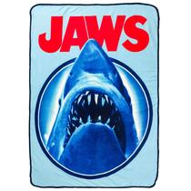 Cobertor de lã Silver Buffalo Jaws precisa de um barco maior Cobertor de lã Silver Buffalo Jaws precisa de um barco maior