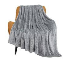 Cobertor de lã TOONOW Super Soft Cozy 130 x 150 cm cinza claro