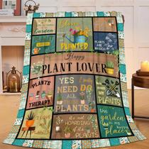 Cobertor de lã Trulave Plant Gardening Presentes para mulheres 125x100cm