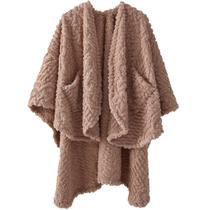 Cobertor de lã vestível Royoliving Fuzzy Sherpa com bolsos
