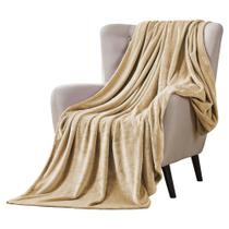 Cobertor de lã Walensee Plush Throw 108x90cm bronzeado camel/taupe