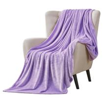 Cobertor de lã Walensee Plush Throw Lightweight Lavender