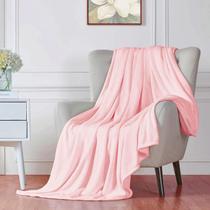 Cobertor de lã Walensee Plush Throw Queen Size 230x230cm rosa