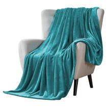 Cobertor de lã Walensee Plush Throw Teal King Size 270x230cm