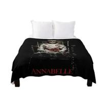 Cobertor De Luxo Fluffy Designer Flannel Com Tema De Boneca Demônio Annabelle Para Meninas