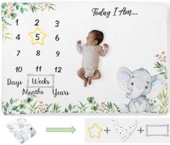 Cobertor de Mêsversário Baby Milestone Little Dolphy - 60x40cm - Unissex Cobertor de Mêsversário Baby Milestone Little Dolphy - 60x40cm - Unissex