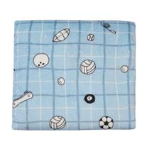 Cobertor De Microfibra Bebê Estampado Esporte Papi