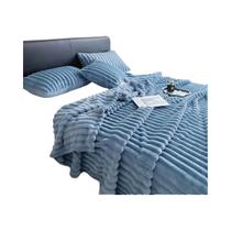 Cobertor de Microfibra Listrado - Multifuncional e Acolhedor para Animais de Estimação