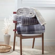 Cobertor de Microfibra Solteiro com Toque de Seda Vintage Tenon