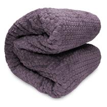 Cobertor de Microfibra Solteiro Corttex Lugano Lilas 1,50m x 2,00m