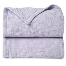 Cobertor de musselina Lulumoon 120x120 cm Soft Baby Purple Cobertor de musselina Lulumoon 120x120 cm Soft Baby Purple