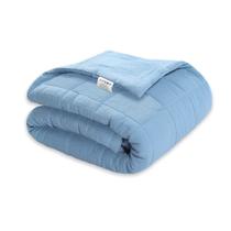 Cobertor de musselina TWINOR Baby Warm, leve, azul