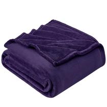 Cobertor de pelúcia Hansleep roxo 127x152 cm Super Soft