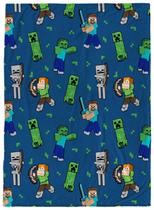 Cobertor de pelúcia Jay Franco Minecraft 116 x 152 cm para crianças
