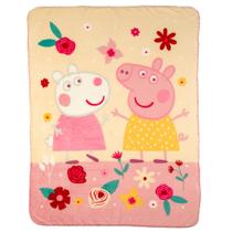 Cobertor de pelúcia macio para crianças Franco Peppa Pig Sherpa 117x152cm Cobertor de pelúcia macio para crianças Franco Peppa Pig Sherpa 117x152cm