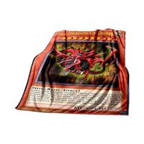 Cobertor De Pelúcia Macio Yu Gi Oh Anime Dragão Branco De Olhos Azuis Para Decoração De Quarto