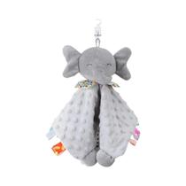 Cobertor De Pelúcia Para Bebê Recém-Nascido Com Coelho E Elefante, Brinquedo Confortante E Presente