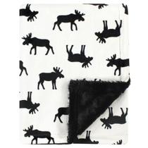 Cobertor de pelúcia para bebês Hudson Baby Moose 76x102 cm macio