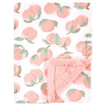 Cobertor de pelúcia para bebês Hudson Baby Peach 76x102 cm macio Cobertor de pelúcia para bebês Hudson Baby Peach 76x102 cm macio