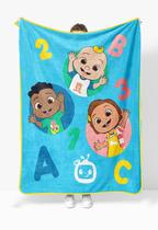 Cobertor de pelúcia Sunny Side Up Coco Melon 46 x 60 polegadas para crianças