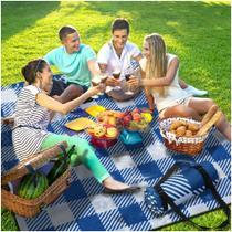 Cobertor de piquenique Bobo GrillKing 203x203 cm impermeável à prova de areia Cobertor de piquenique Bobo GrillKing 203x203 cm impermeável à prova de areia