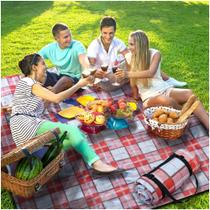 Cobertor de piquenique Bobo GrillKing 203x203 cm impermeável à prova de areia Cobertor de piquenique Bobo GrillKing 203x203 cm impermeável à prova de areia