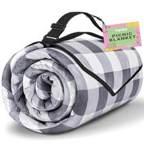 Cobertor de piquenique TigeJoy 203x203cm impermeável dobrável Cobertor de piquenique TigeJoy 203x203cm impermeável dobrável