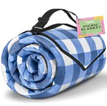 Cobertor de piquenique TigeJoy 203x254 cm impermeável dobrável Cobertor de piquenique TigeJoy 203x254 cm impermeável dobrável