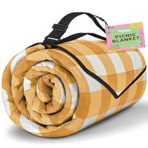 Cobertor de piquenique TigeJoy impermeável dobrável 203x203 cm Cobertor de piquenique TigeJoy impermeável dobrável 203x203 cm